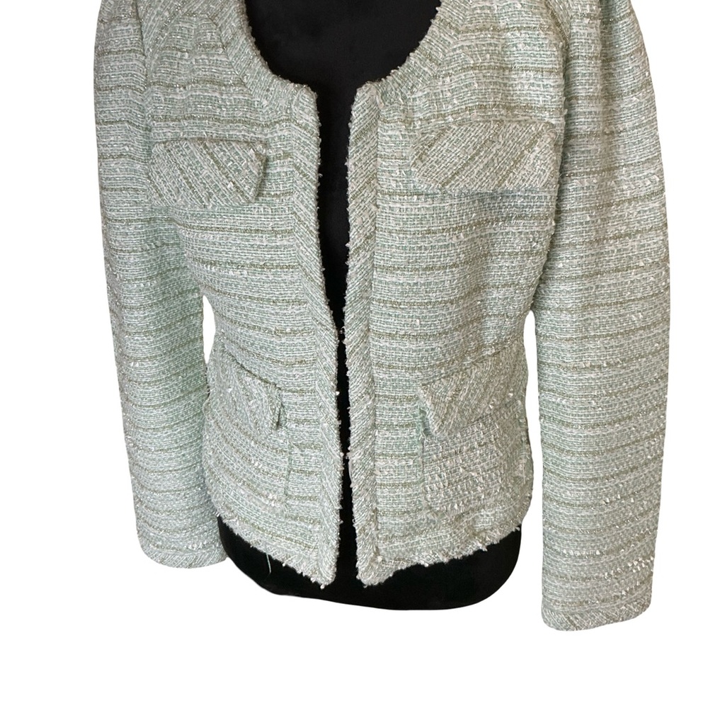 Elle Preowned Women's 💕 Textured 💕 Tweed Blazer - SZ M